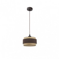 Distribuidor - Lâmpadas Diversas | Colgantes Moderno | COLGANTE KANDY 1XE27 NATURAL/MARRON REGX30X30 CM Ref: 174293002